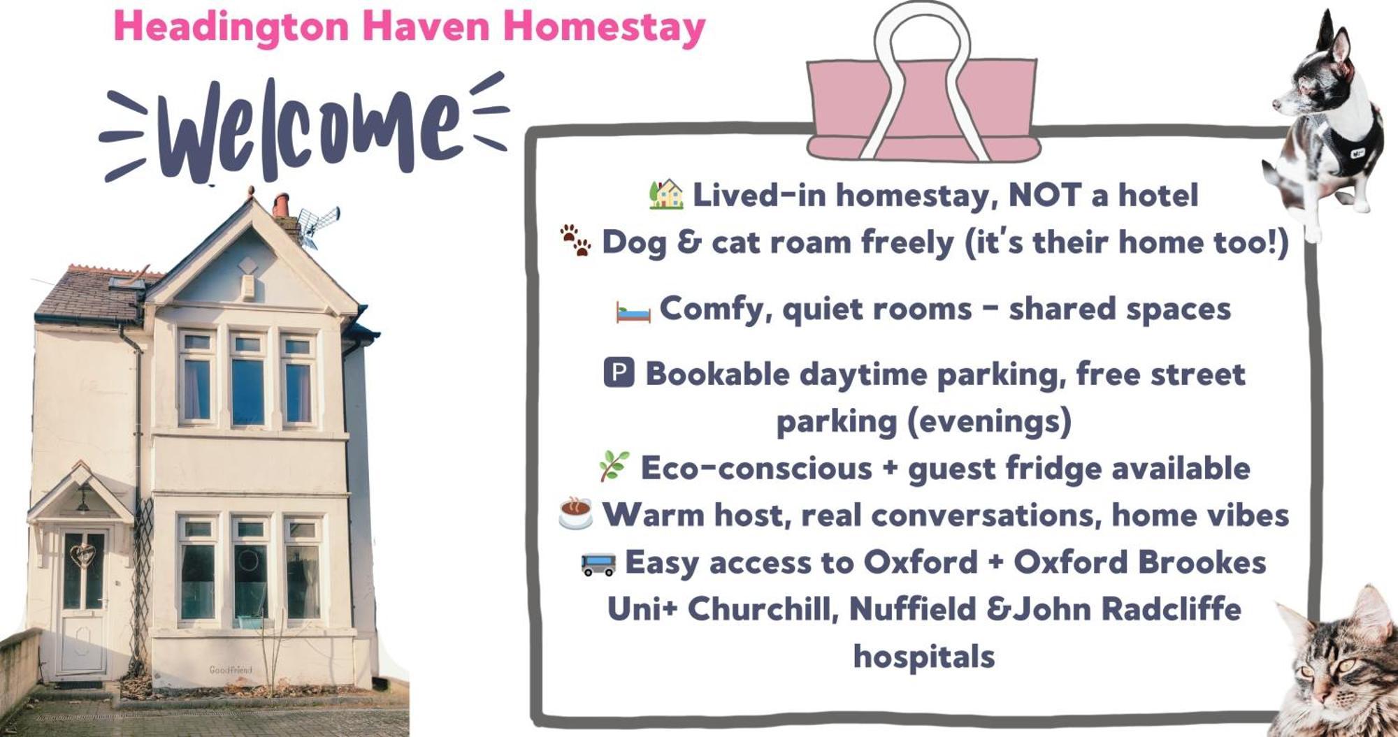 Headington Haven Homestay Oxford Eksteriør billede