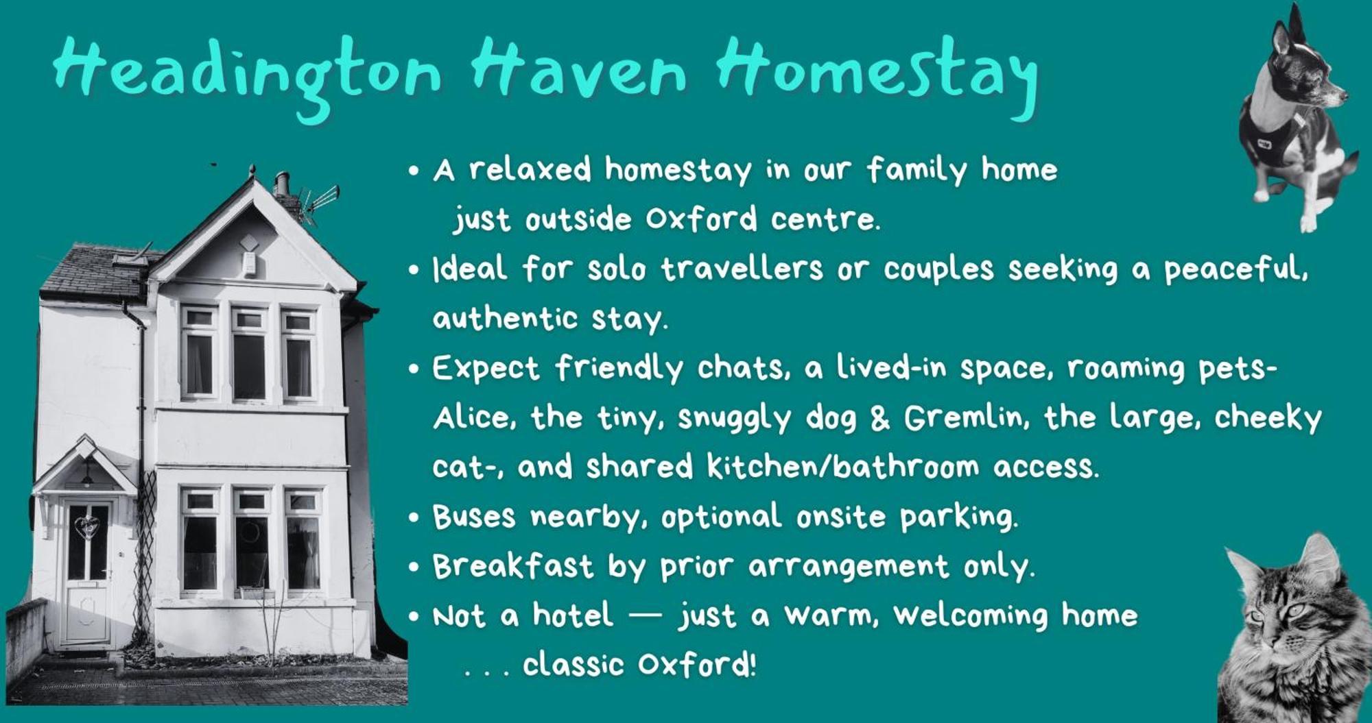 Headington Haven Homestay Oxford Eksteriør billede